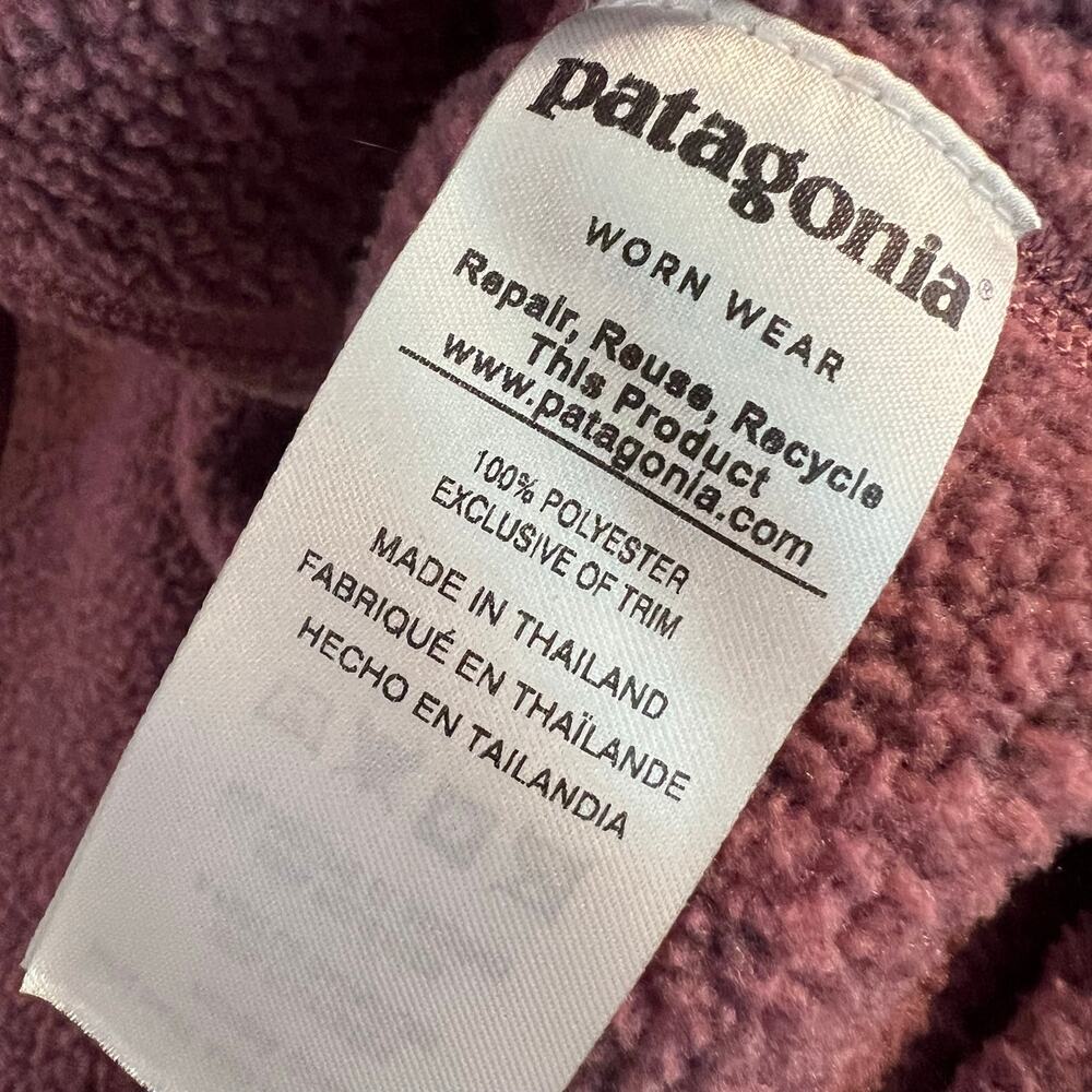 Patagonia Kipi Pink Better Sweater 1/4-Zip Fleece Pullover Size S - Picture 4 of 7